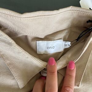 Men’s Onia ripstop short sleeve button down